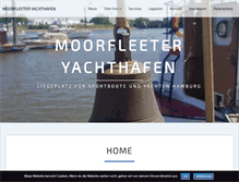 Tablet Screenshot of moorfleeter-yachthafen.de
